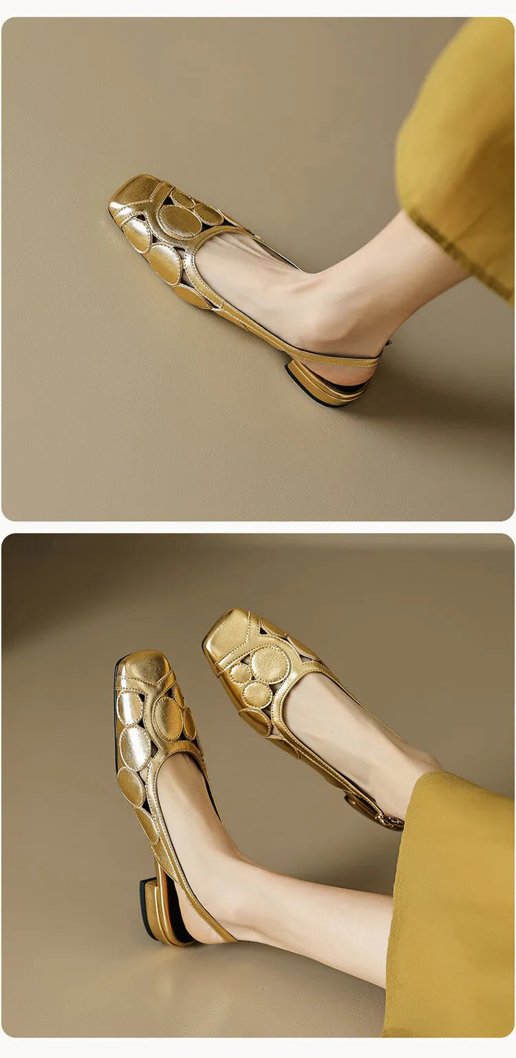 Elegant and Versatile Square Toe Sandals - Bellarte Enchanté Elegant and Versatile Square Toe Sandals